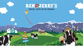 Background Image of Ben & Jerry's Cows