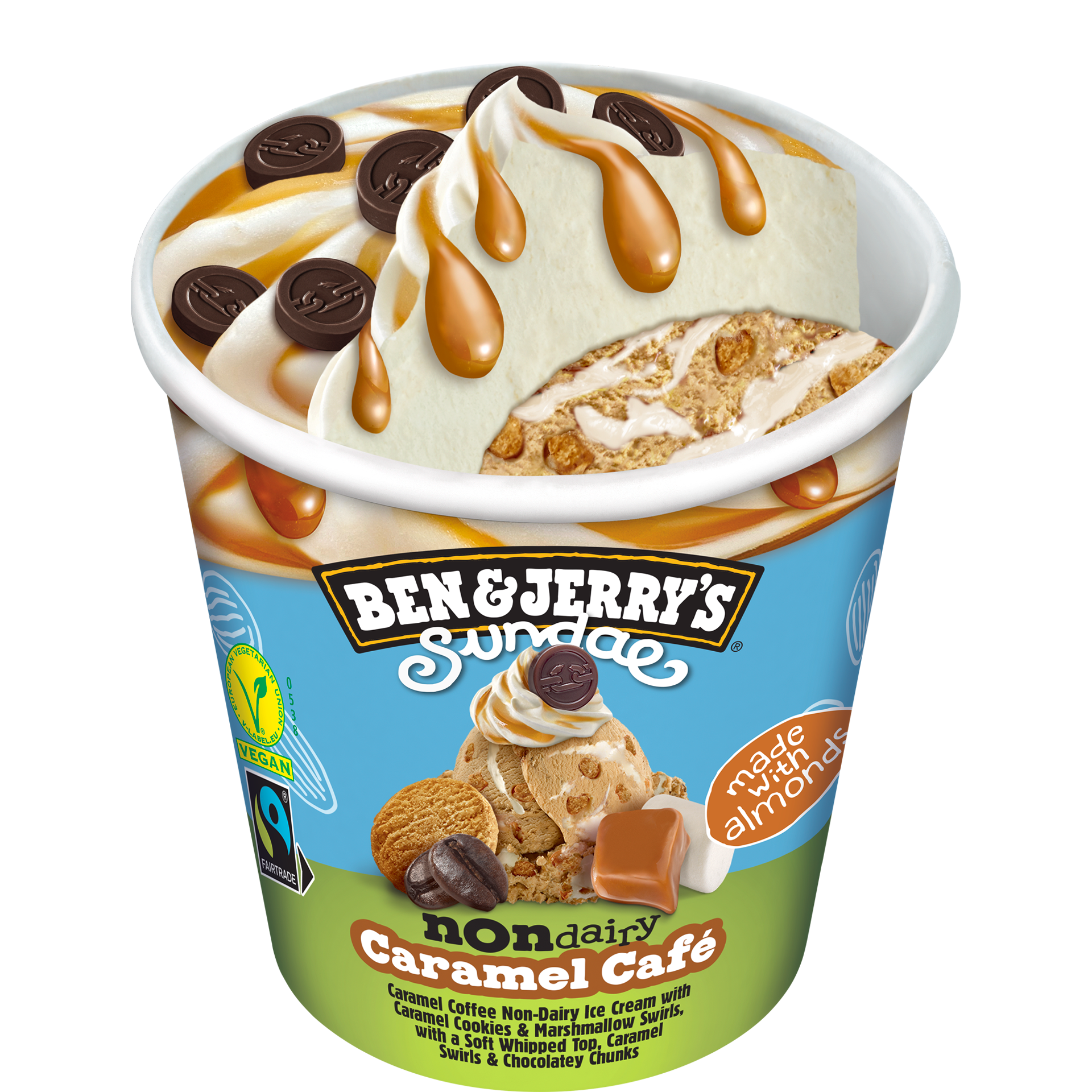 Caramel Café Sundaes Dessert Ice cream